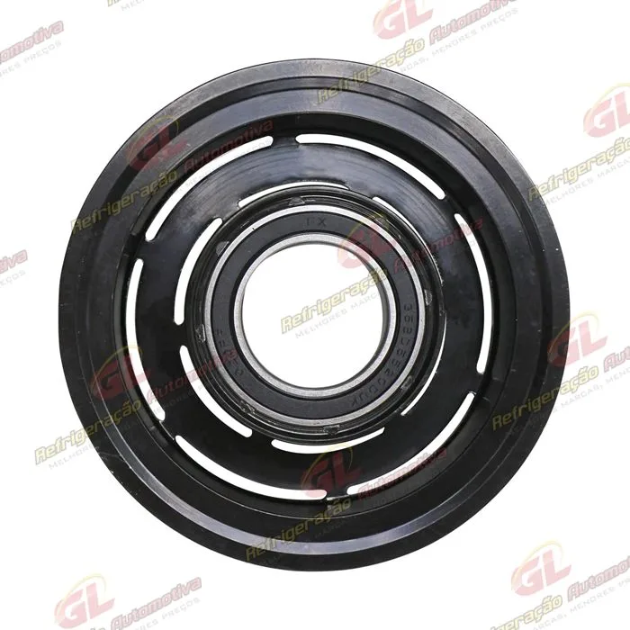 Polia do Compressor Sanden 7H15 RC.600.290/ RC.600.350 Caminhão Scania 2012> 10pk 120mm — foto 2