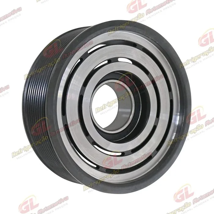 Polia do Compressor Sanden 7H15 RC.600.290/ RC.600.350 Caminhão Scania 2012> 10pk 120mm — foto 3