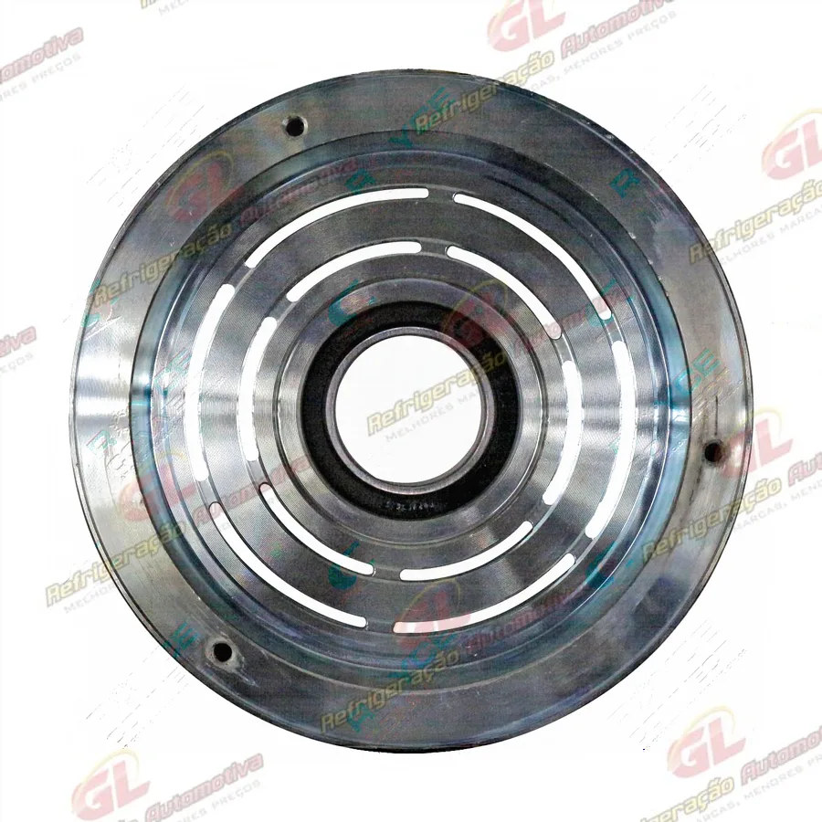 Polia do Compressor Sanden 7H13 8PK 153mm RC.600.532 Maquina Pá Carregadeira Caterpillar 910K/ 910M/ 914K/ 914M/ 918M/ 920K