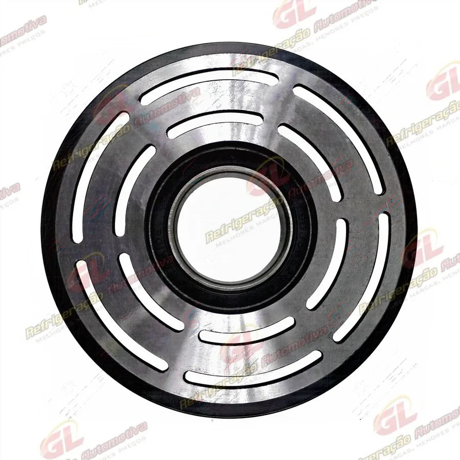 Polia do Compressor Sanden 7H15 RC.600.193 U8173 Máquina Case 8800 4pk 123mm