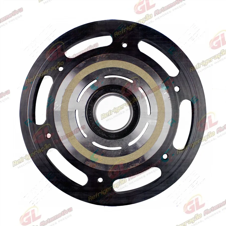 Polia Do Compressor Sanden 7H15 Caminhão Volvo 8PK 180mm