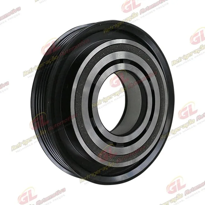 Polia do compressor Denso Scroll Fiat Palio / Uno Fire 5PK — foto 3