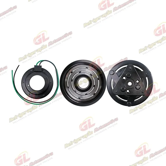 Conjunto de Embreagem do Compressor 6095 AA7H15AA Máquina Escavadeira Caterpillar 320 D2L 2012> - 24 Volts Polia 12pk 128mm — foto 3