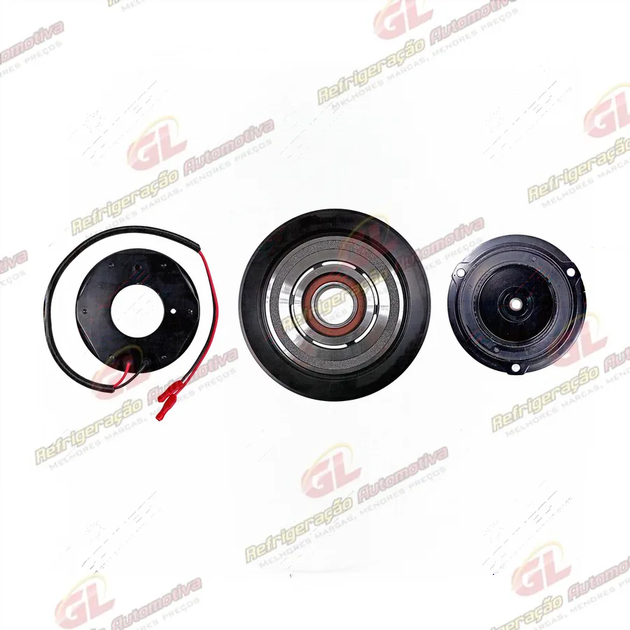 Conjunto de Embreagem do Compressor Denso 10PA17 / 10PA15 - 12 Volts Polia Canal 1A 143mm