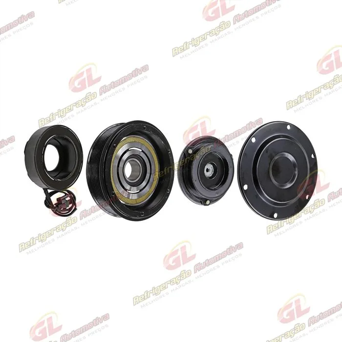 Conjunto de Embreagem do Compressor Denso 10PA17 Máquina John Deere - 12 Volts Polia 8pk 145mm OEM: RE52508/ DQ51064