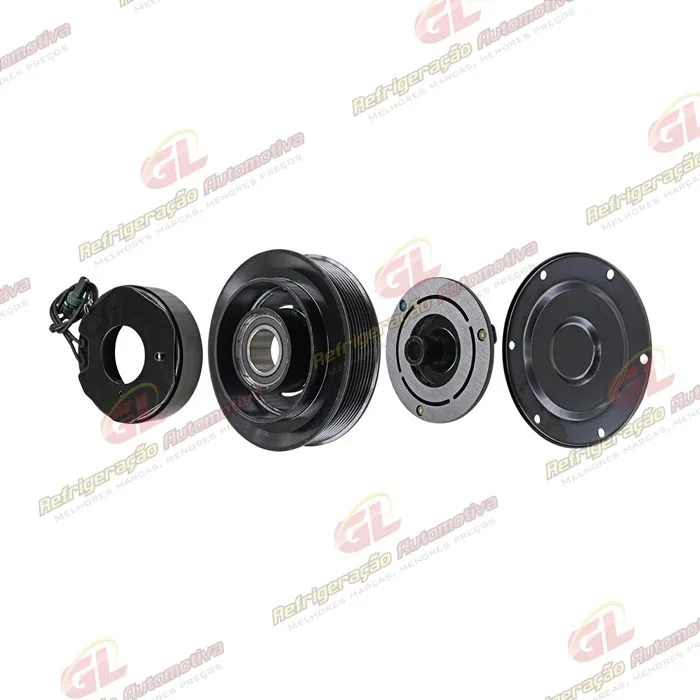 Conjunto de Embreagem do Compressor Denso 10PA17 Máquina John Deere - 12 Volts Polia 8pk 145mm OEM: RE52508/ DQ51064 — foto 2