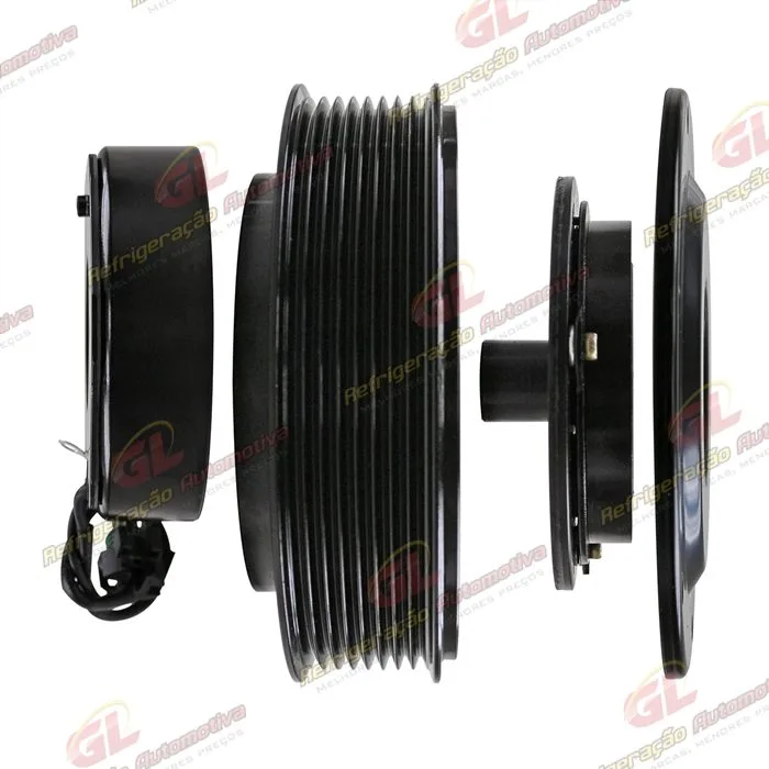 Conjunto de Embreagem do Compressor Denso 10PA17 Máquina John Deere - 12 Volts Polia 8pk 145mm OEM: RE52508/ DQ51064 — foto 5