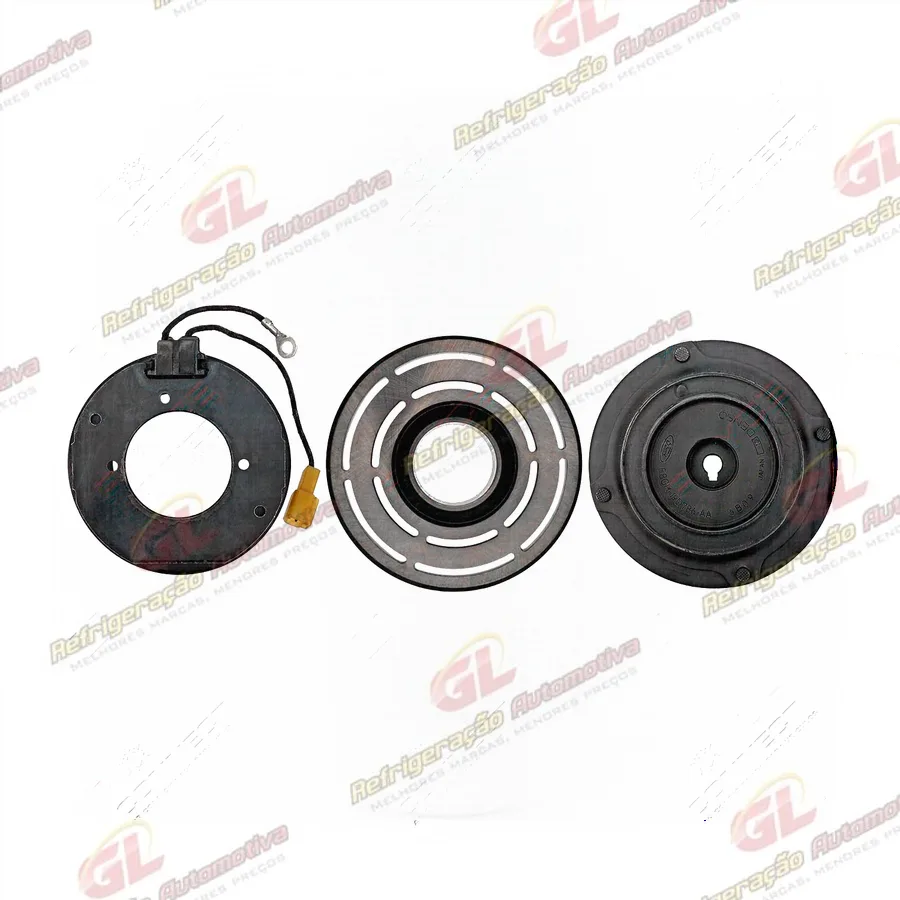 Conjunto de Embreagem do Compressor Denso 10P15C / 6P148 / 6E171 12 Volts Polia 4pk 125mm