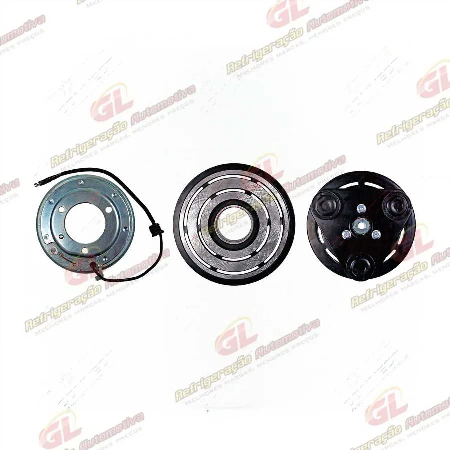 Conjunto de Embreagem do Compressor Seltec TM08/ TM13/ TM15 / TM16 12 Volts Polia 8pk 124mm