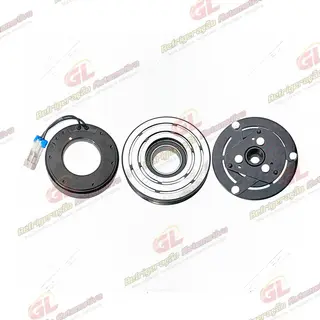 Conjunto de Embreagem do Compressor Harrison Chevrolet Vectra 1997 Até 2000 12 Volts Polia 6pk 123mm OEM: 6580655