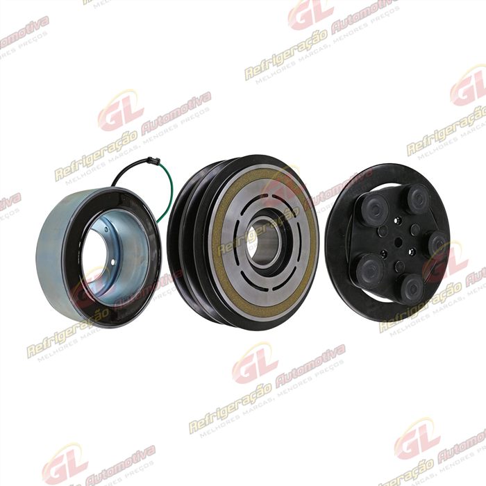Conjunto de Embreagem do Compressor RC.600.461 Seltec/ Zexel TM31HD - 24 Volts Polia 2B 158mm