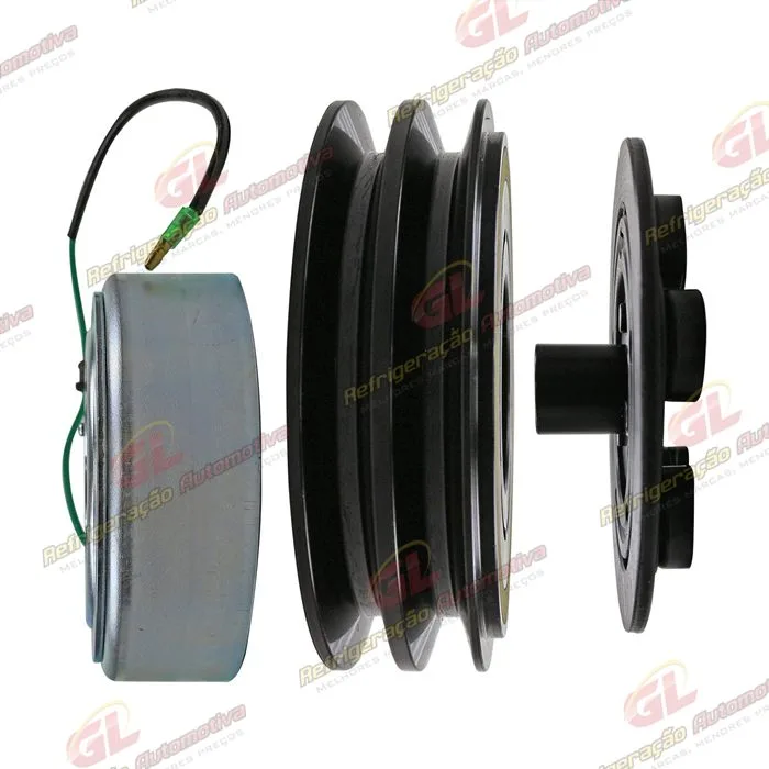 Conjunto de Embreagem do Compressor RC.600.461 Seltec/ Zexel TM31HD - 24 Volts Polia 2B 158mm — foto 5