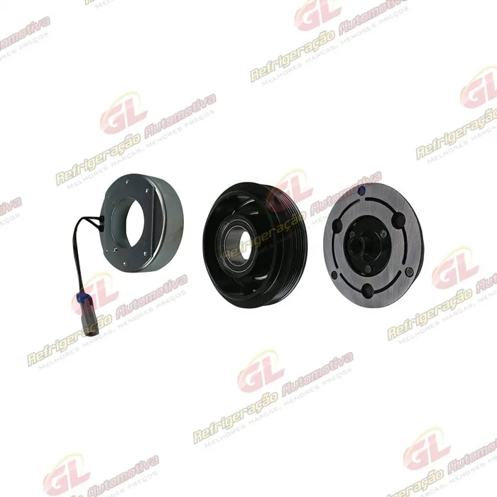 Conjunto de Embreagem do Compressor Delphi CVC Celta 12 Volts Polia 6pk 113mm OEM: 63313214 — foto 2