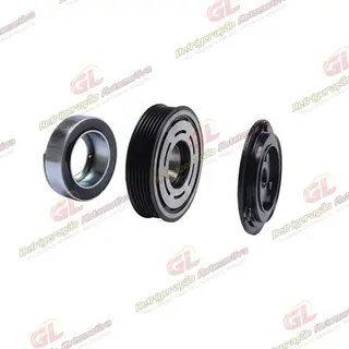 Conjunto de Embreagem do Compressor Delphi CVC Volkswagen Fox - 12 Volts Polia 6pk 114mm
