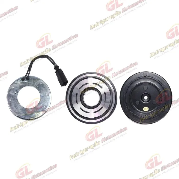 Conjunto de Embreagem do Compressor Delphi CVC Volkswagen Fox - 12 Volts Polia 6pk 114mm — foto 2