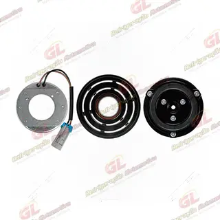 Conjunto de Embreagem do Compressor Delphi CVC Chevrolet Zafira/ Corsa 2001>12 Volts Polia 6pk 109mm OEM: 93306266
