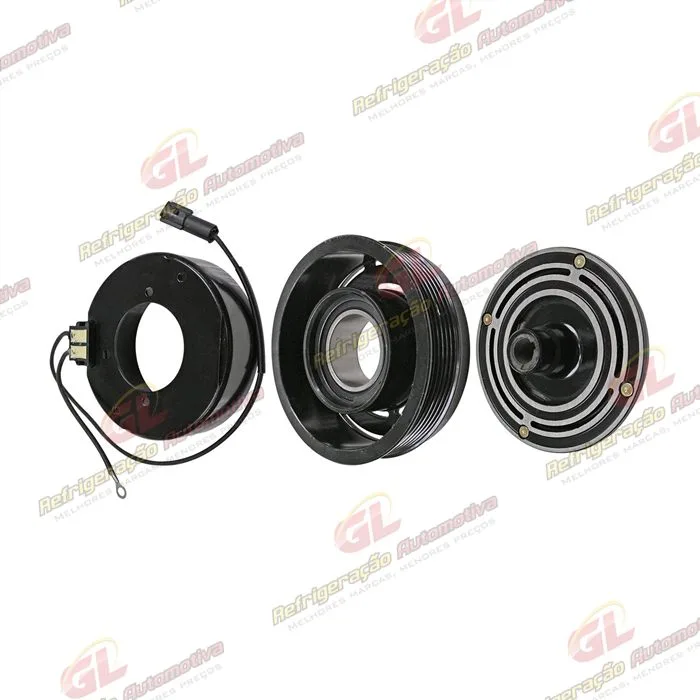 Conjunto de Embreagem do Compressor Denso 6P148/ 10P15 - 12 Volts Polia 6pk 124mm — foto 2