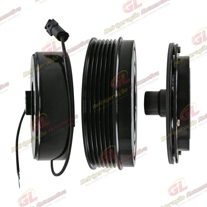 Conjunto de Embreagem do Compressor Denso 6P148/ 10P15 - 12 Volts Polia 6pk 124mm — foto 5