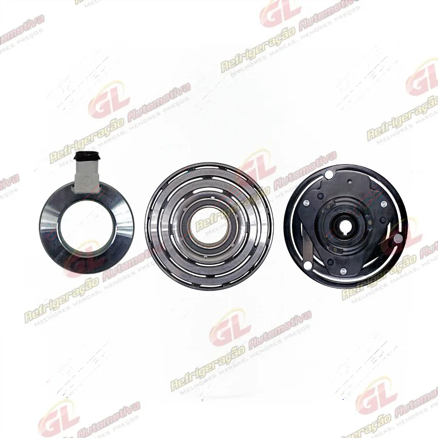 Conjunto de Embreagem do Compressor Harrison A6/ DA6/ HR6/ R4/ V5 - 12 Volts Polia 5pk 131mm