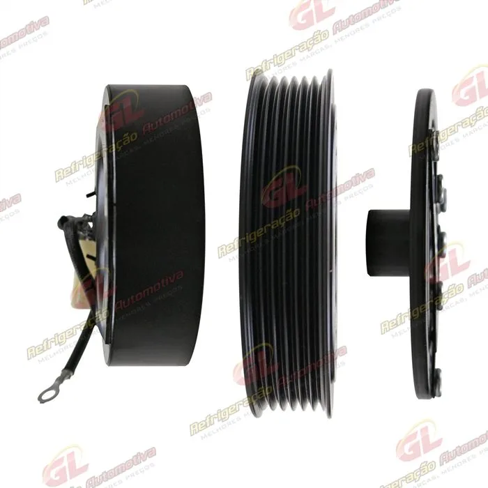 Conjunto de Embreagem do Compressor Denso 10P08 - 12 Volts Polia 6pk 120mm — foto 5