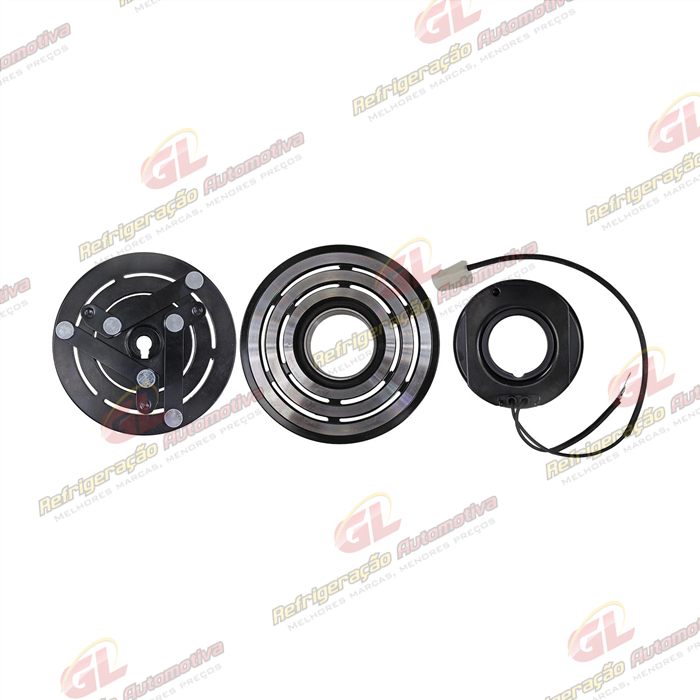 Conjunto de Embreagem do Compressor Denso 10P08 12 Volts 6pk 110mm