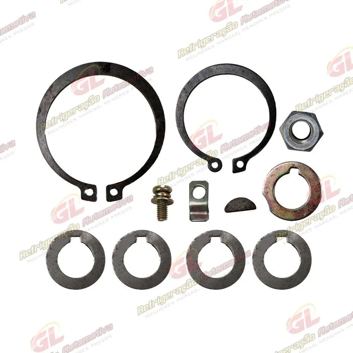 Conjunto de Embreagem do Compressor Sanden 5H14 12 Volts Polia 2A 130mm — foto 4