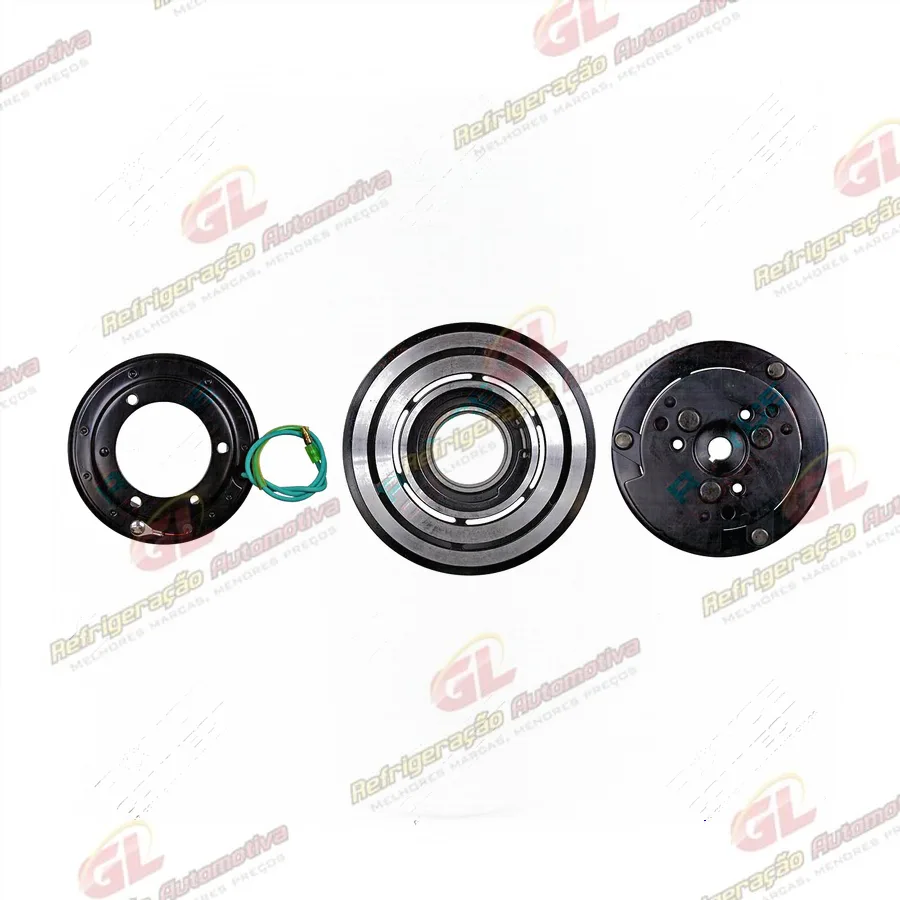Conjunto de Embreagem do Compressor Sanden 5H14 - 24 Volts Polia 2A 130mm