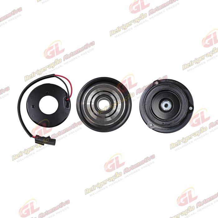 Conjunto de Embreagem do Compressor Denso 10PA17 - 12 Volts Polia 6pk 134mm