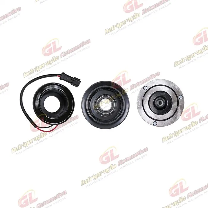 Conjunto de Embreagem do Compressor Denso 10PA17 - 12 Volts Polia 6pk 134mm — foto 4