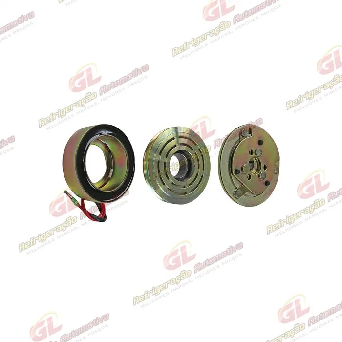 Conjunto de Embreagem do Compressor 7B10 - 12 Volts Polia Canal 1A 115mm