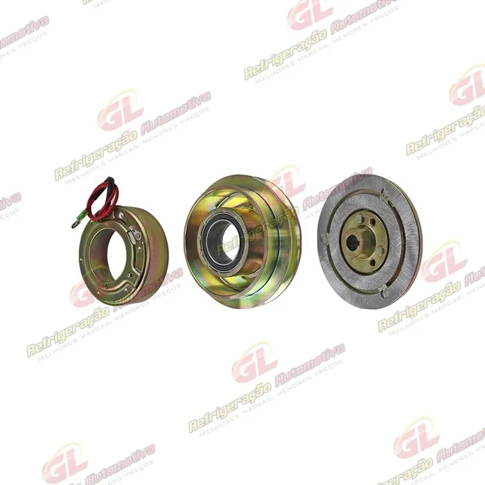 Conjunto de Embreagem do Compressor 7B10 - 12 Volts Polia Canal 1A 115mm — foto 2