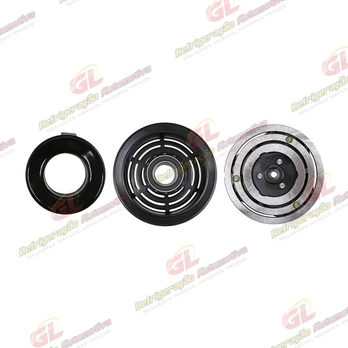 Conjunto de Embreagem do Compressor Fic FS10/ FX15/ HS15 Ranger/ F250 Gasolina/ Ecosport 12 Volts 6pk 148mm Para Compressor Original — foto 3