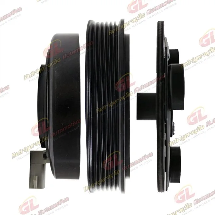 Conjunto de Embreagem do Compressor Fic FS10/ FX15/ HS15 Ranger/ F250 Gasolina/ Ecosport 12 Volts 6pk 148mm Para Compressor Original — foto 4