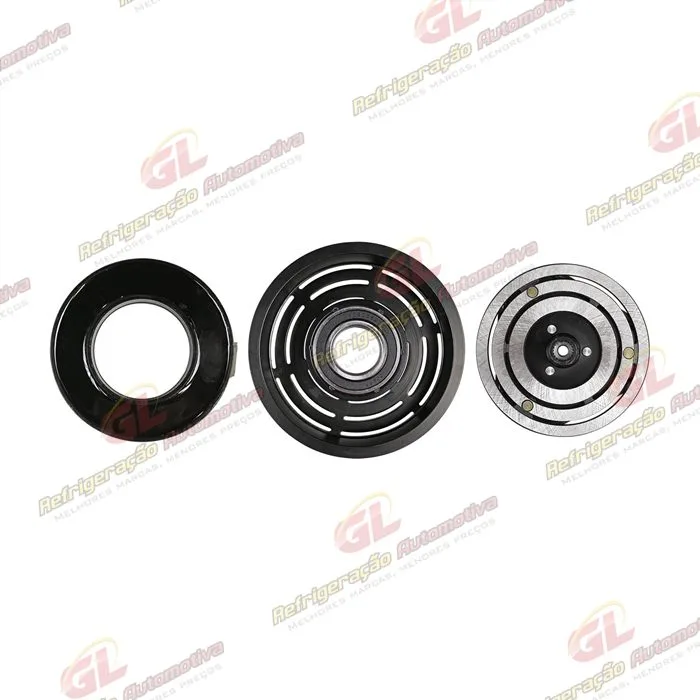 Conjunto de Embreagem do Compressor Fic FS10/ FX15/ F350/ F4000 Diesel - 12 Volts Polia 8pk 132mm — foto 4
