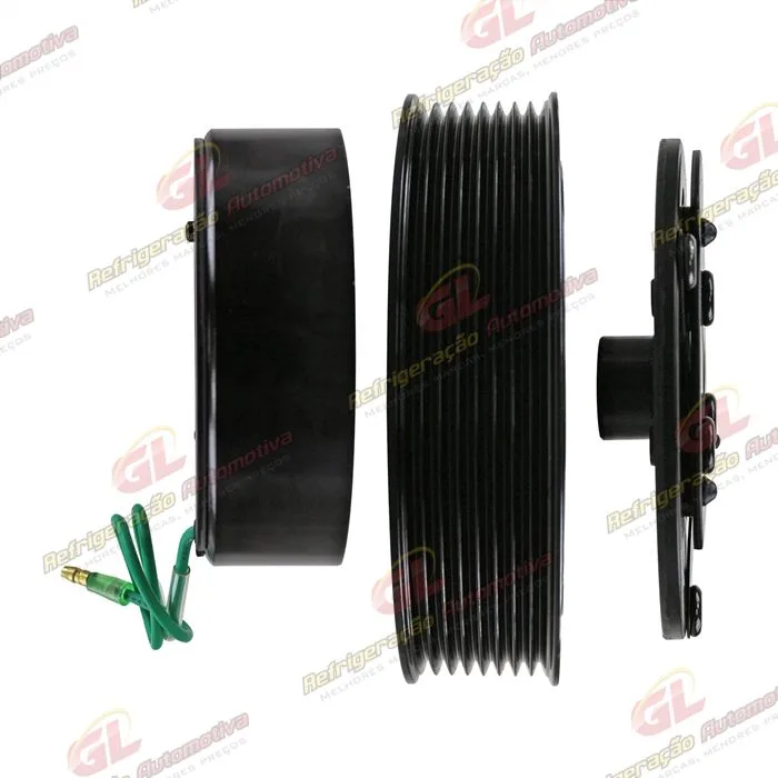 Conjunto de Embreagem do Compressor Sanden 7H15 - 24 Volts Polia 8pk 136mm — foto 5