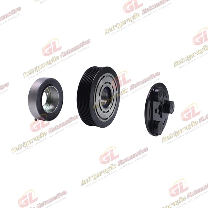 Conjunto de Embreagem do Compressor Seltec TM21HD Tama 12 Volts Polia 8pk 141mm