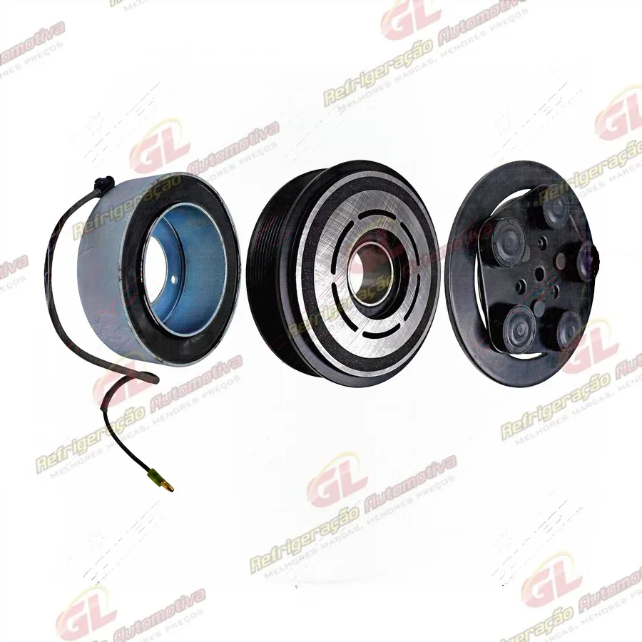 Conjunto de Embreagem do Compressor Seltec/ Zexel TM31HD - 12 Volts Polia 8pk 156mm