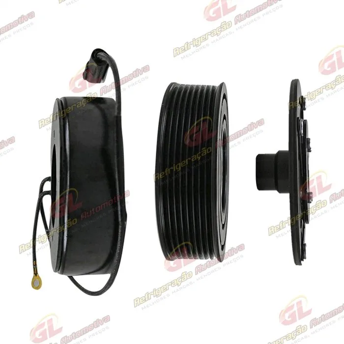 Conjunto de Embreagem do Compressor Denso 10P15 - 12 Volts Polia 8pk 123mm — foto 5