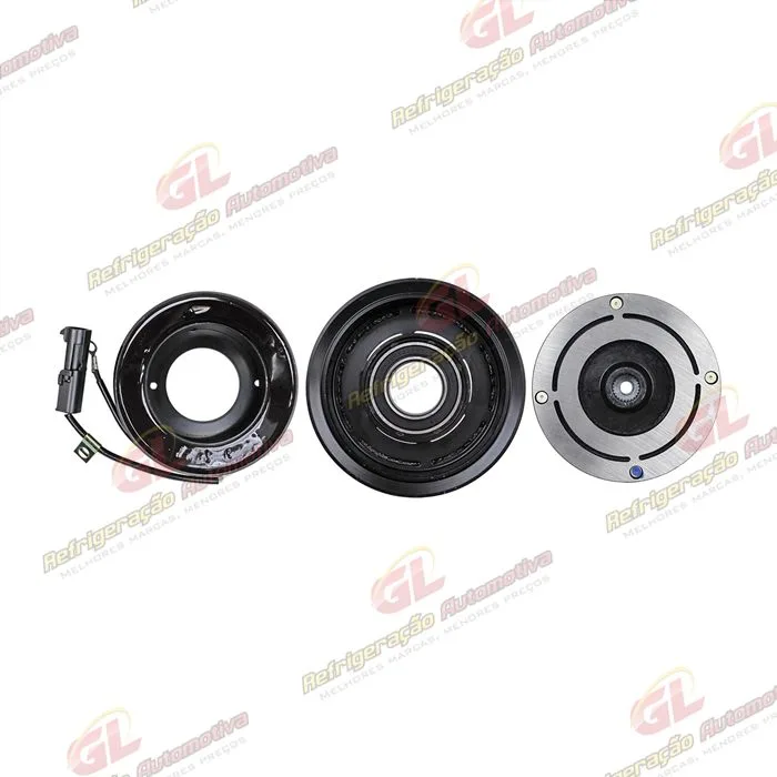 Conjunto de Embreagem Importado do Compressor Denso 10S15 Trator TM / New Holland 12 Volts Polia 4pk 120mm — foto 2