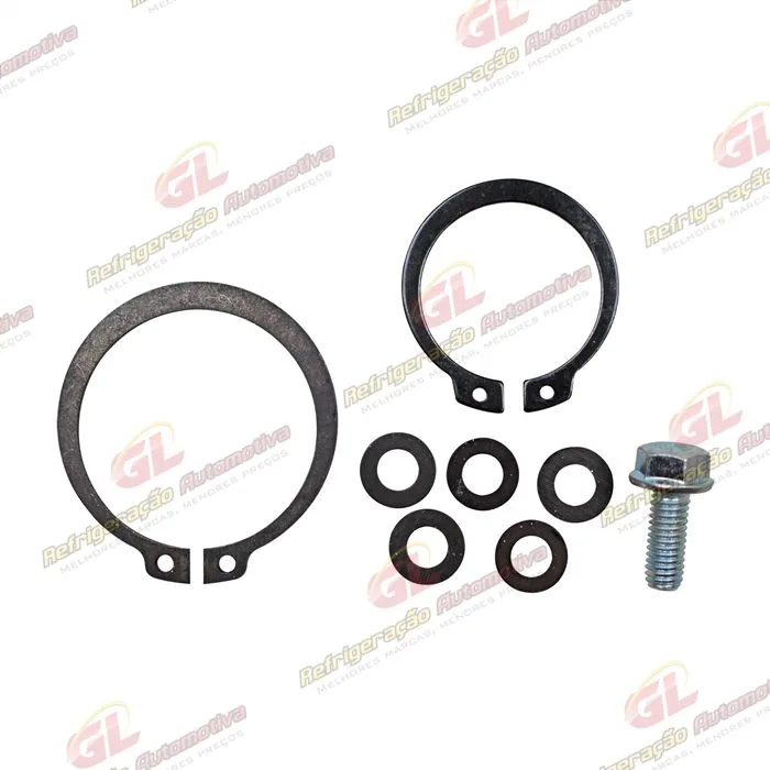 Conjunto de Embreagem Importado do Compressor Denso 10S15 Trator TM / New Holland 12 Volts Polia 4pk 120mm — foto 6