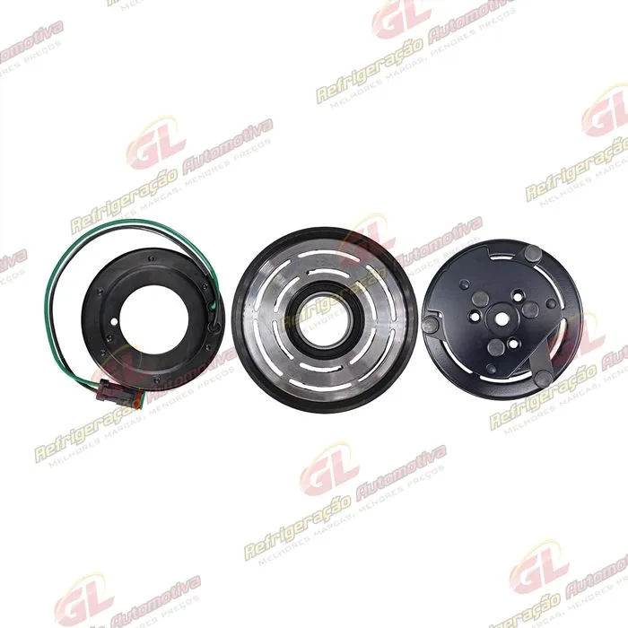 Conjunto de Embreagem do Compressor Sanden RC.600.290 7H15 - 24 Volts Polia 10pk 124mm Magnético 2 Fios — foto 3