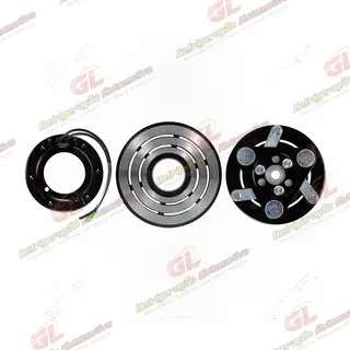 Conjunto de Embreagem do Compressor Sanden TRSA09 Honda Civic 2001 Até 2006 12 Volts Polia 6pk 112mm (Para Compressor Original)