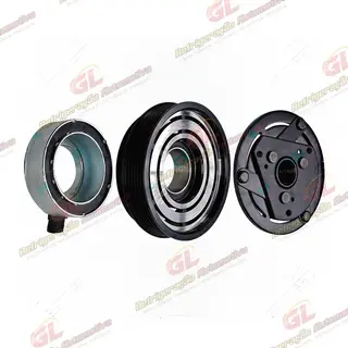 Conjunto de Embreagem do Compressor CVC Delphi CS20054 RC.600.209 Renault Scenic / Megane 12 Volts Polia 6pk 129mm