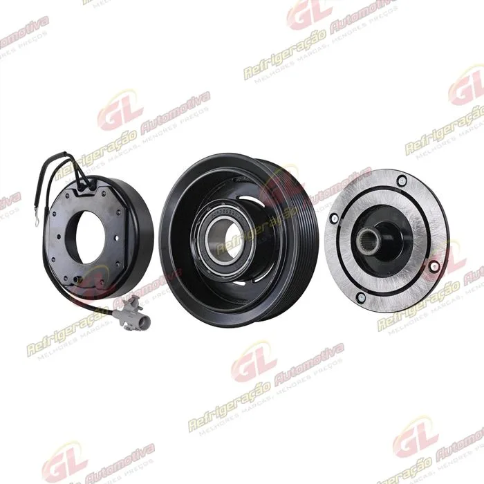 Conjunto de Embreagem do Compressor Denso 10S15 Toyota Hilux/ SW4/ SRV 2005> - 12 Volts Polia 7pk 125mm — foto 2
