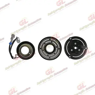 Conjunto de Embreagem do Compressor RC.600.064 Scroll Chevrolet Tracker/ Spin/ Onix/ Sonic 1.6/ Cobalt 1.8 - 12 Volts Polia 5pk 103mm
