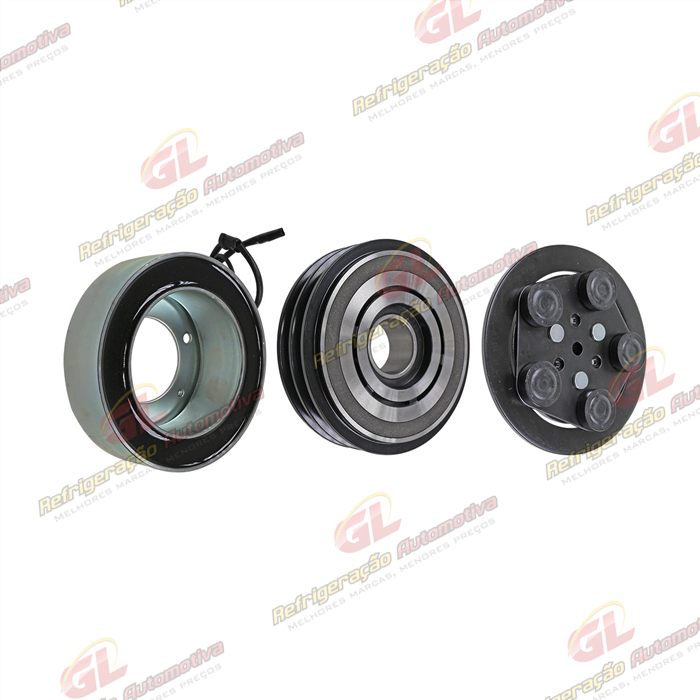 Conjunto de Embreagem do Compressor RI.600.460 Seltec/ Zexel TM31HD 12 Volts Polia 2A 157mm