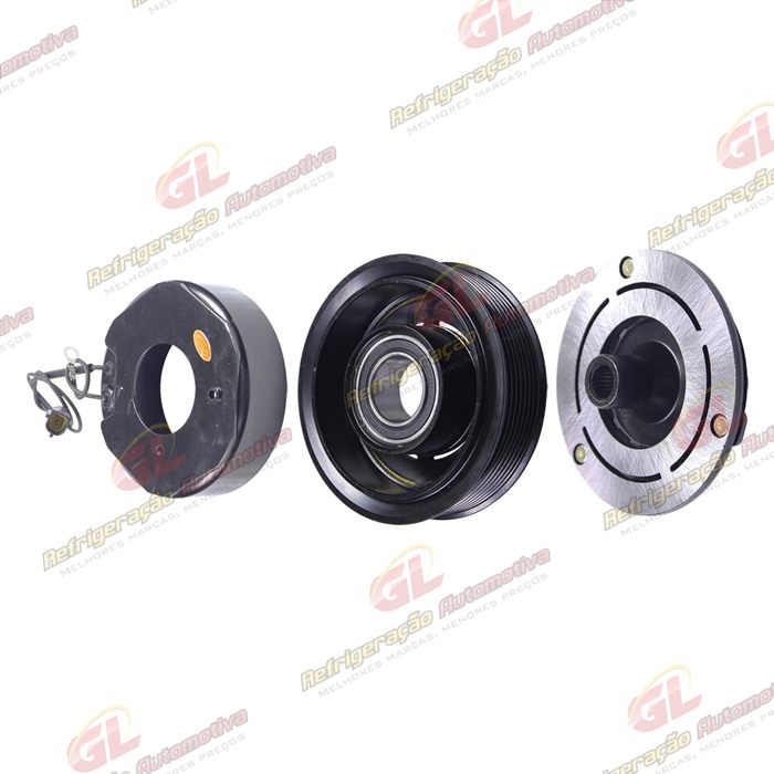 Conjunto de Embreagem do Compressor RC.600.050 10PA15 / 6P148 12 Volts Polia 8pk 126mm