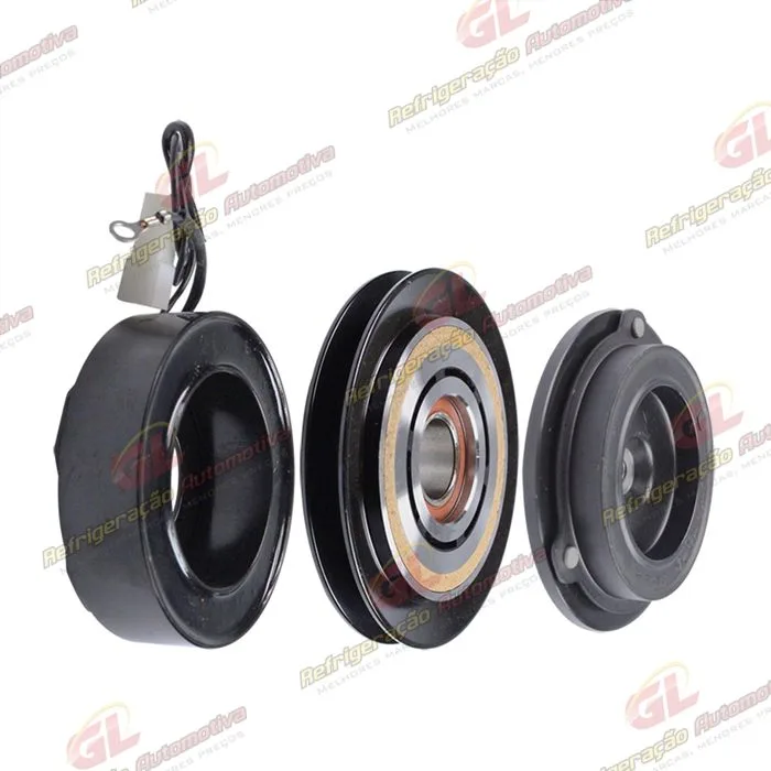 Conjunto de Embreagem do Compressor 10PA15 RC.600.050 - 12 Volts Polia Canal 1A 133mm