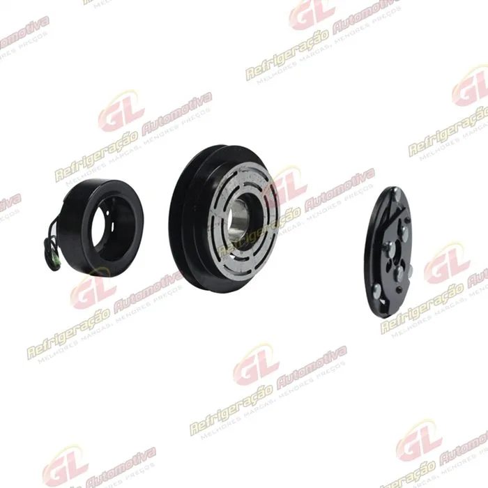 Conjunto de Embreagem do Compressor 7H15 - 12 Volts Polia Canal 1A 125mm