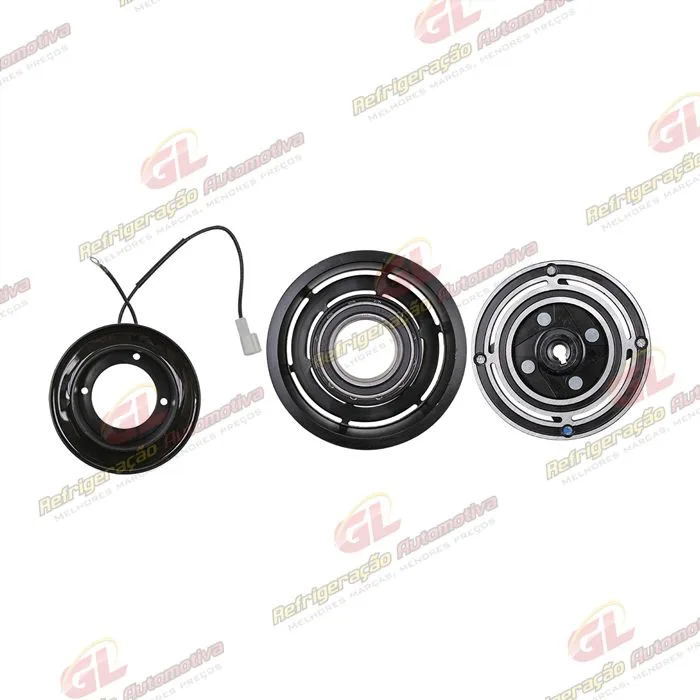 Conjunto de Embreagem do Compressor Denso 10P15 Mitsubishi L200 Triton / Outlander Flex RC.600.190 / RC.600.191 - 12 Volts Polia 8pk 120mm — foto 4